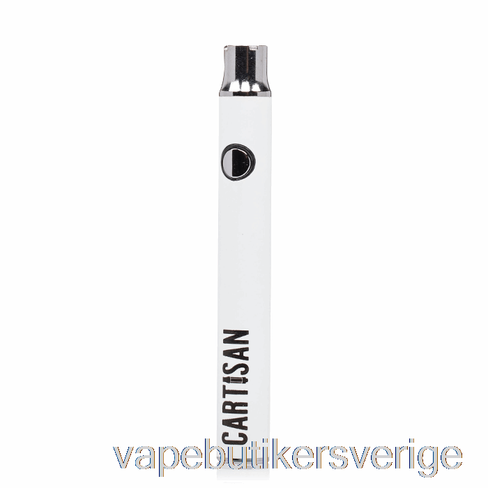 Vape Sverige Cartisan Button Vv 350 510 Batteri Vit